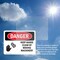 Signmission Keep Hands Clear Of Moving Machinery Danger Sign, Vinyl Decal, 10in W x 7in L, 2PK OS-2PACK-DS-D-710-L-1392 - alternate 2